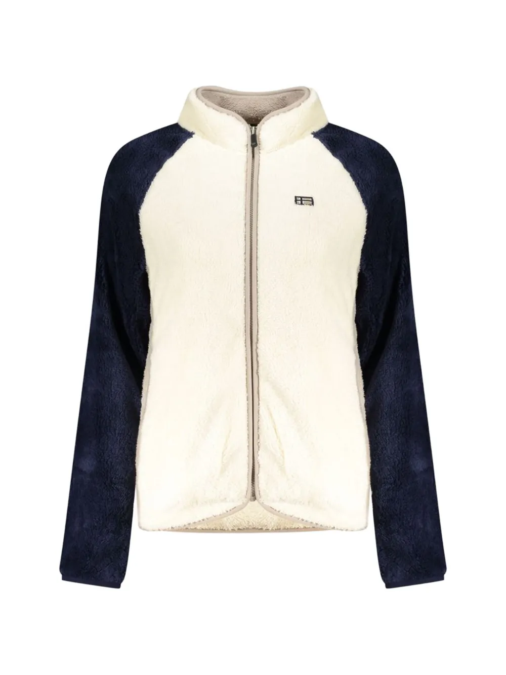 Norwegian Rain colour-block fleece jacket - Toni neutri