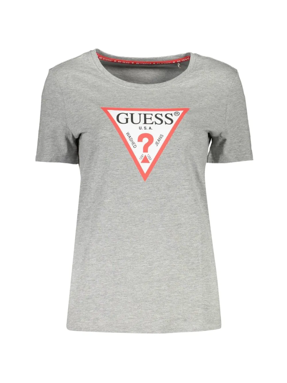 GUESS USA logo-print T-shirt - Grigio