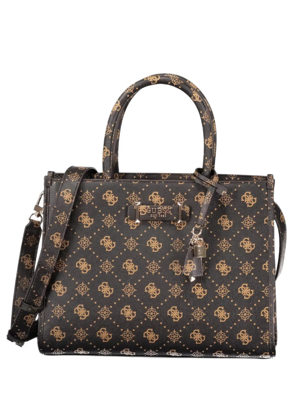 GUESS USA Brown Polyethylene Handbag - Braun