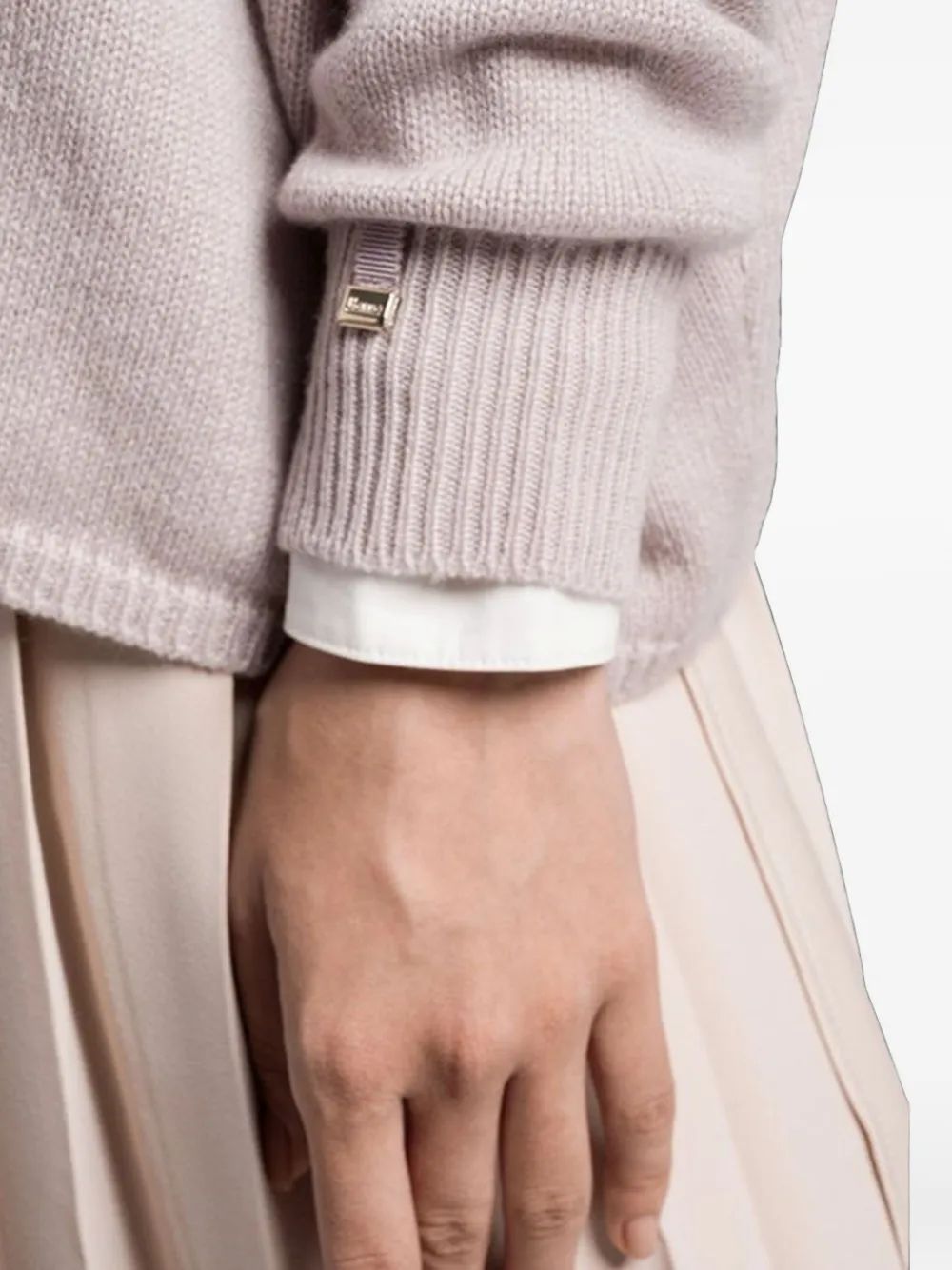 Herno V-neck sweater Roze