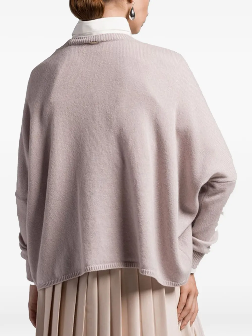 Herno V-neck sweater Roze