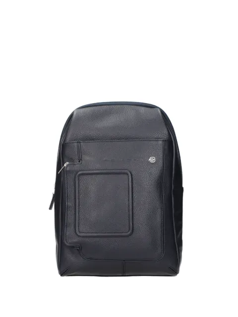 PIQUADRO pebbled leather cross body bag