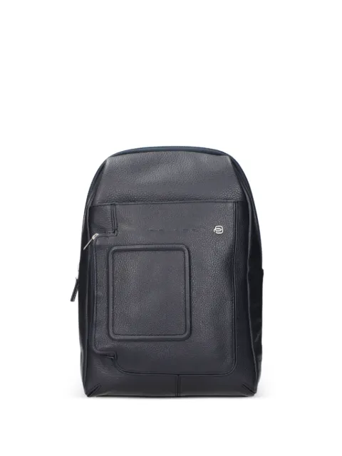 PIQUADRO pebbled leather cross body bag