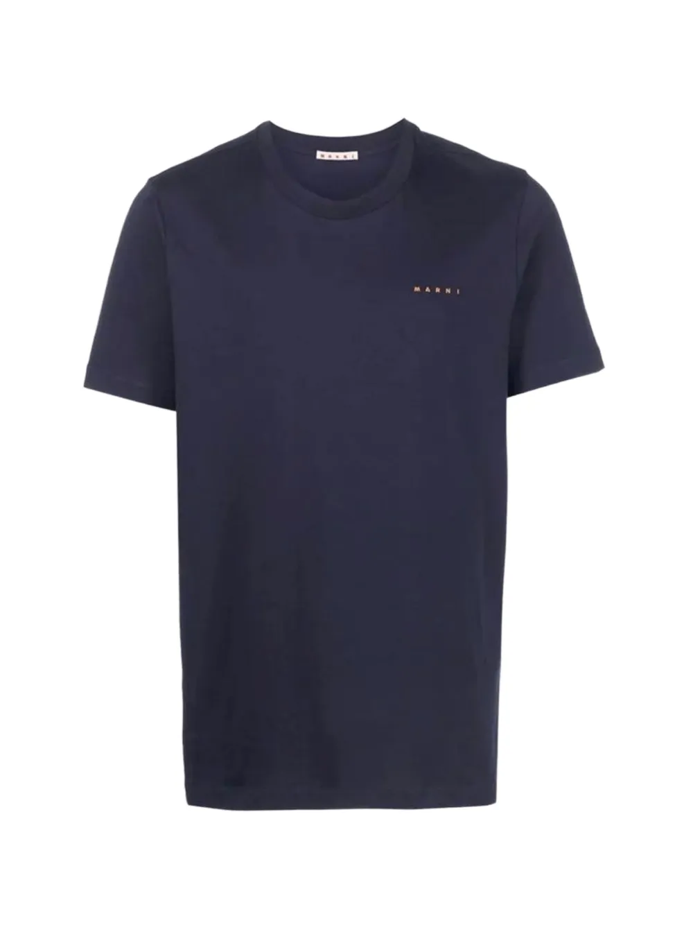 Marni logo-print T-shirt - Blu