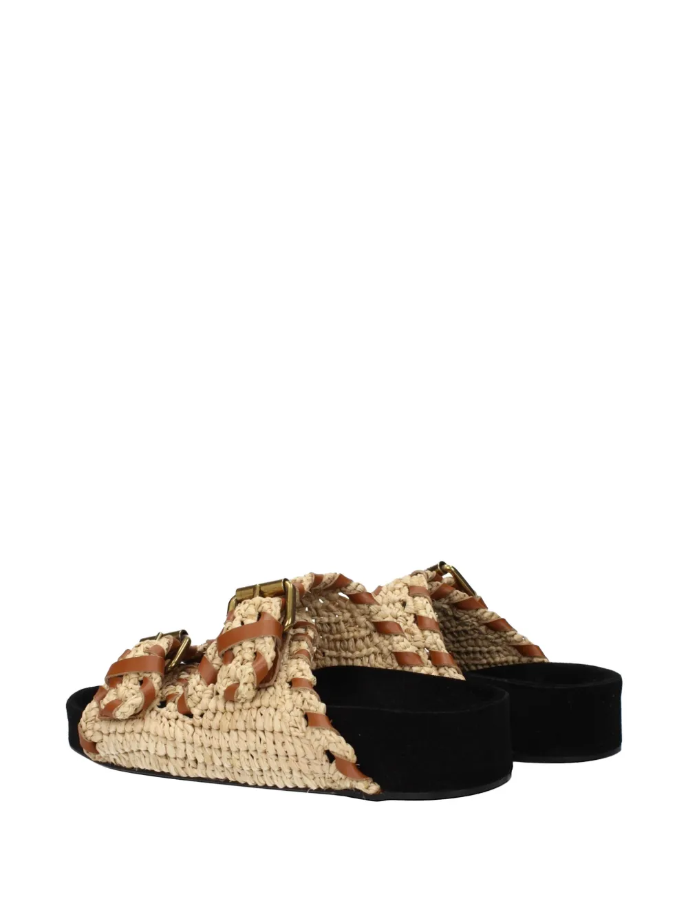 ISABEL MARANT buckled sandals Beige