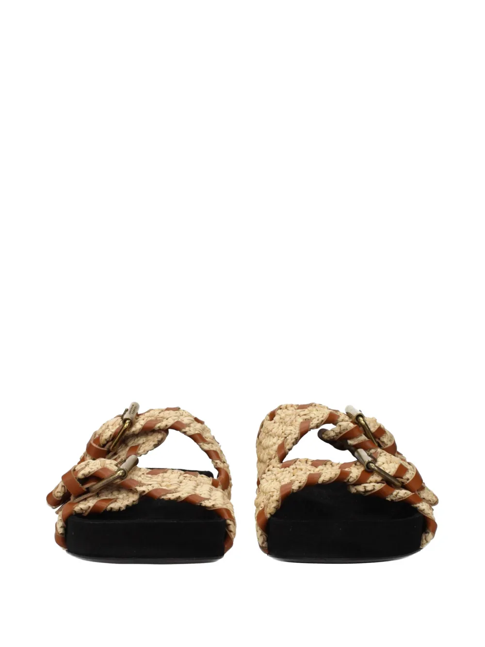 ISABEL MARANT buckled sandals Beige
