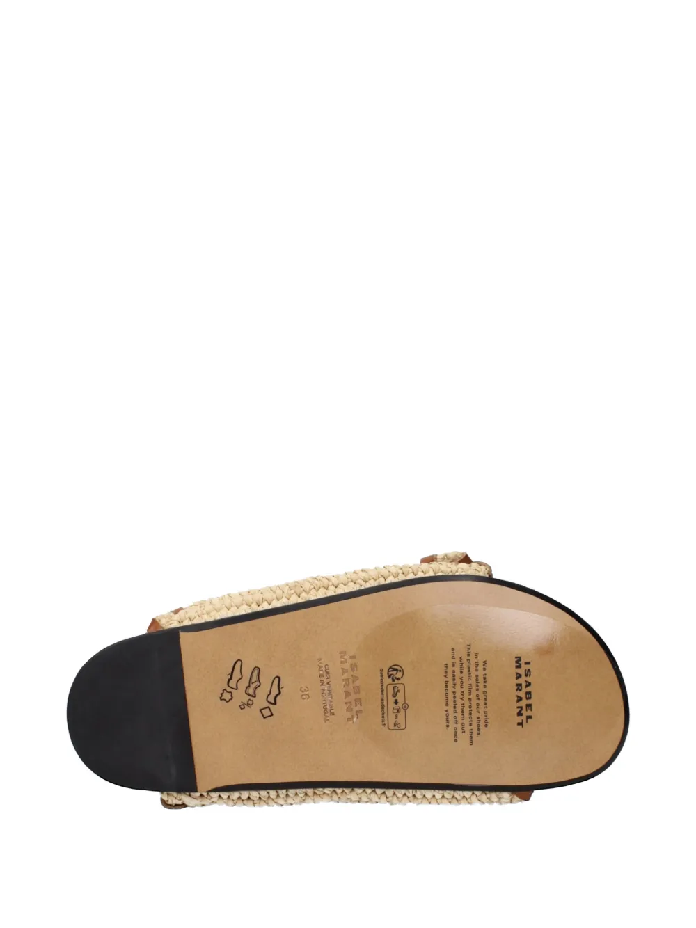 ISABEL MARANT buckled sandals Beige