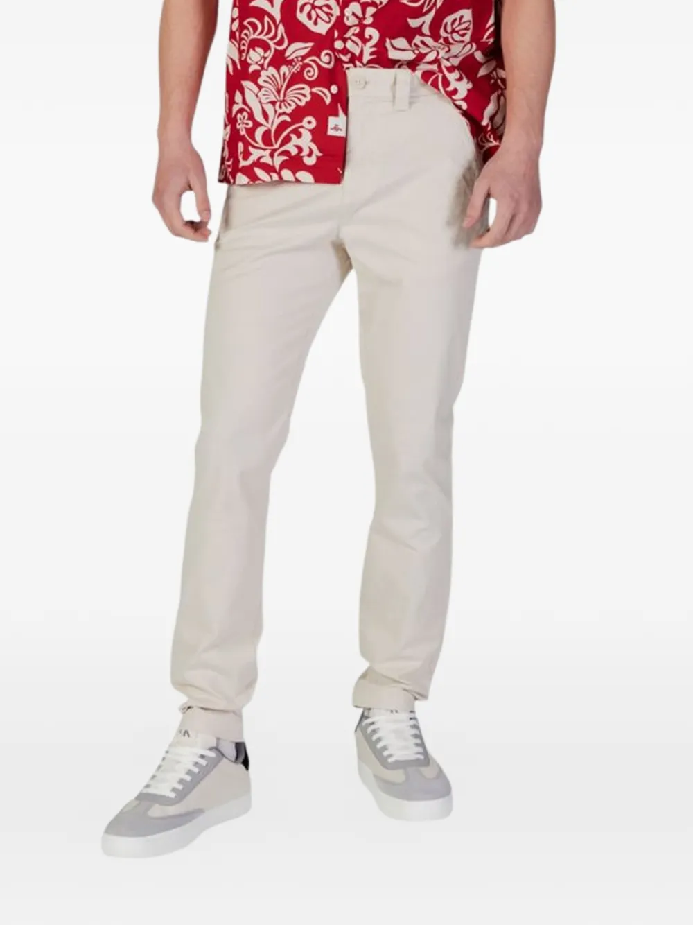 Tommy Jeans Austin straight-leg chino trousers - Toni neutri