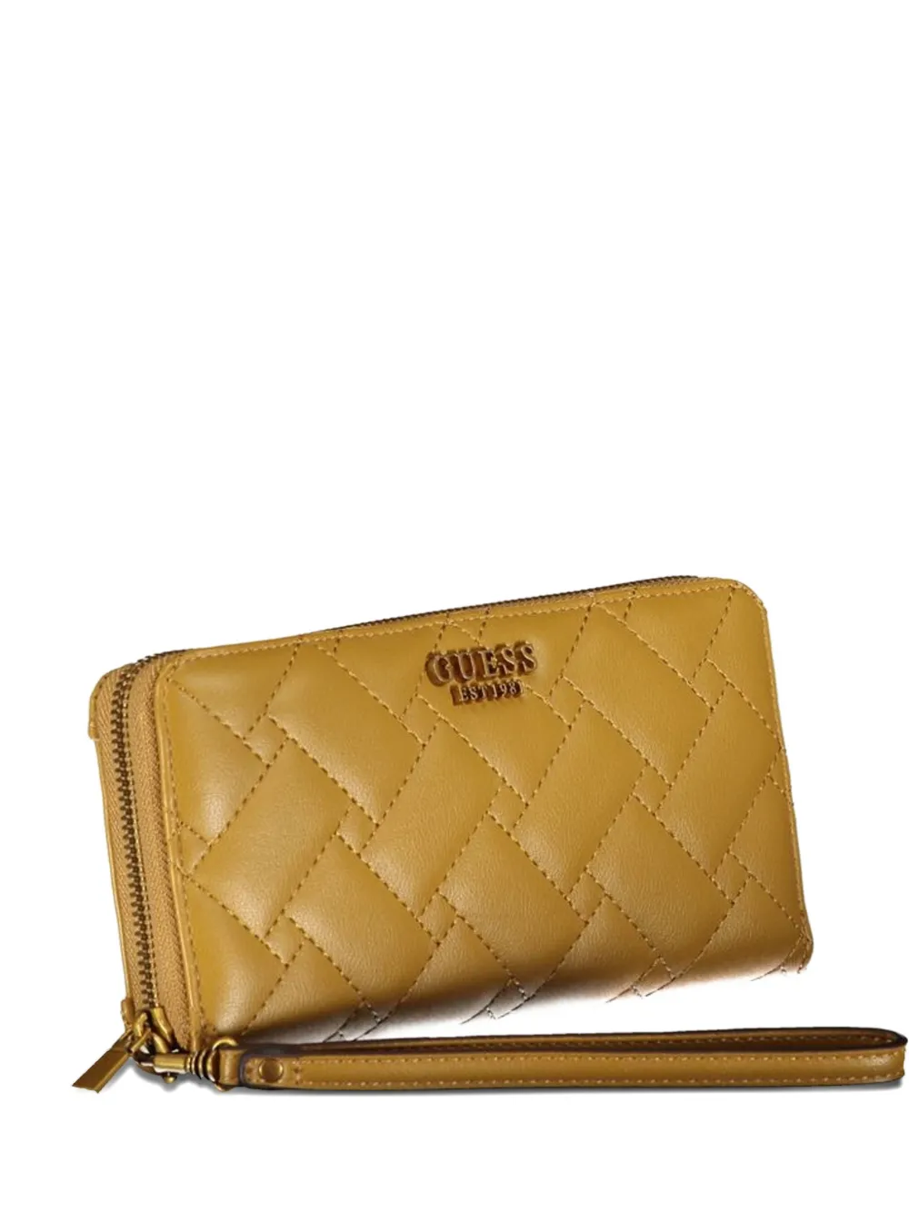 GUESS USA quilted zip-around wallet - Giallo