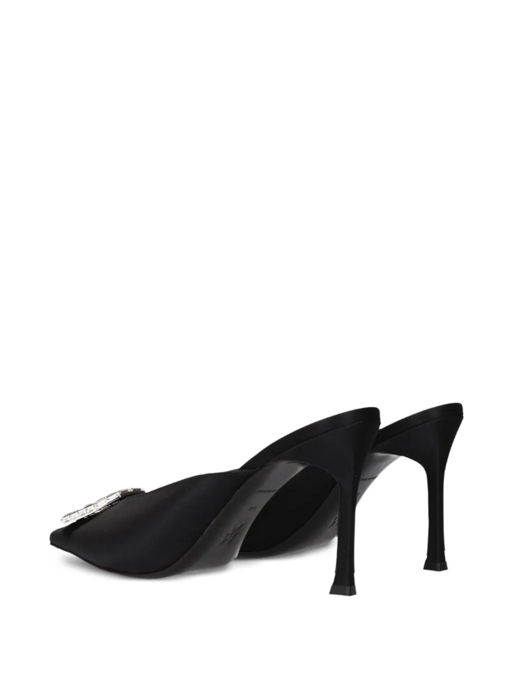 Amina Muaddi Begum crystal-embellished mules Zwart