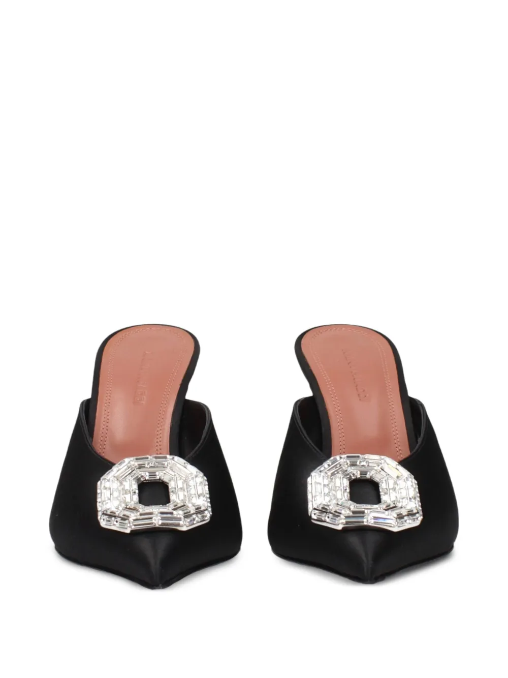 Amina Muaddi Begum crystal-embellished mules Zwart