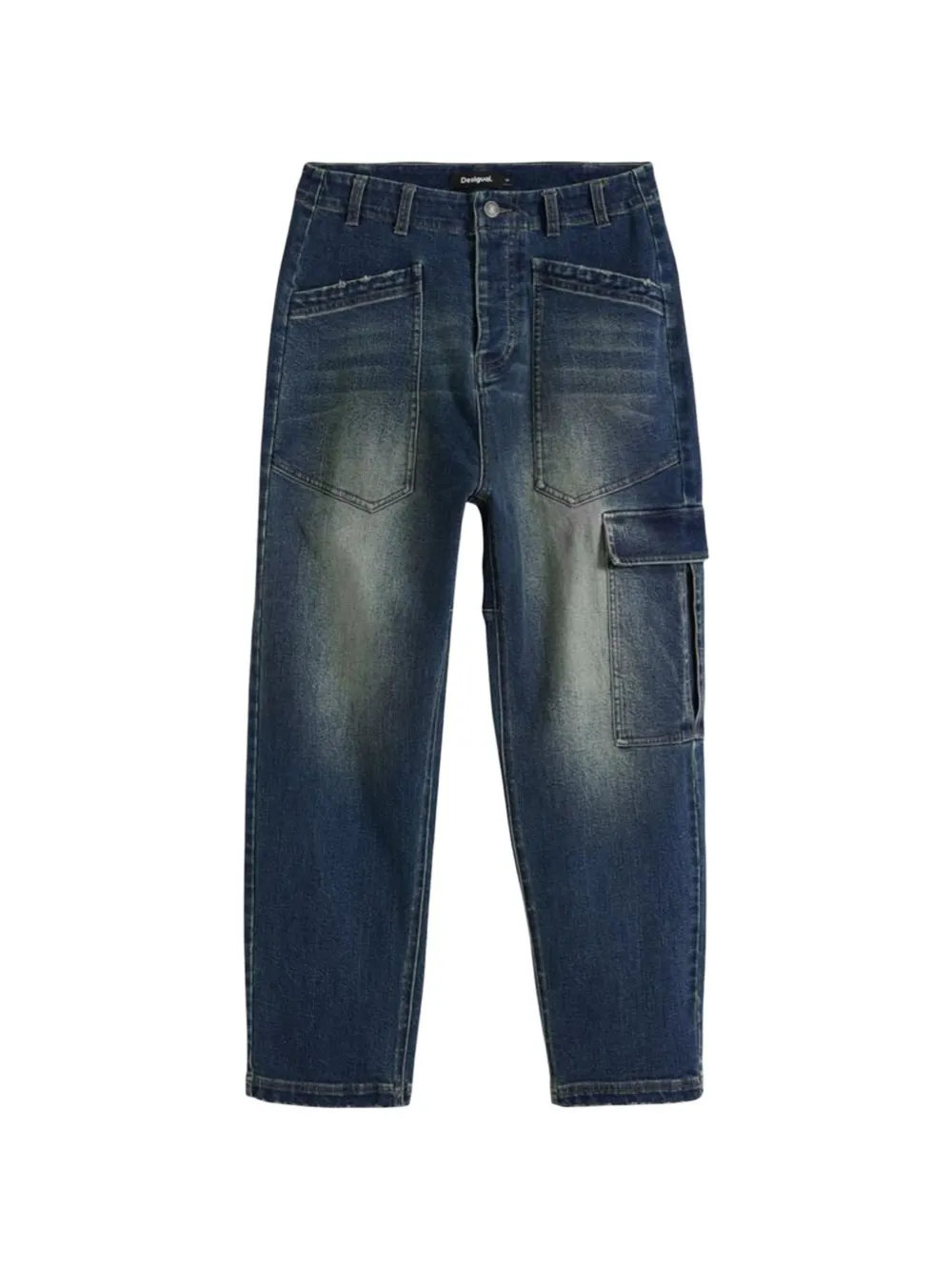 Desigual panelled jeans - Blu