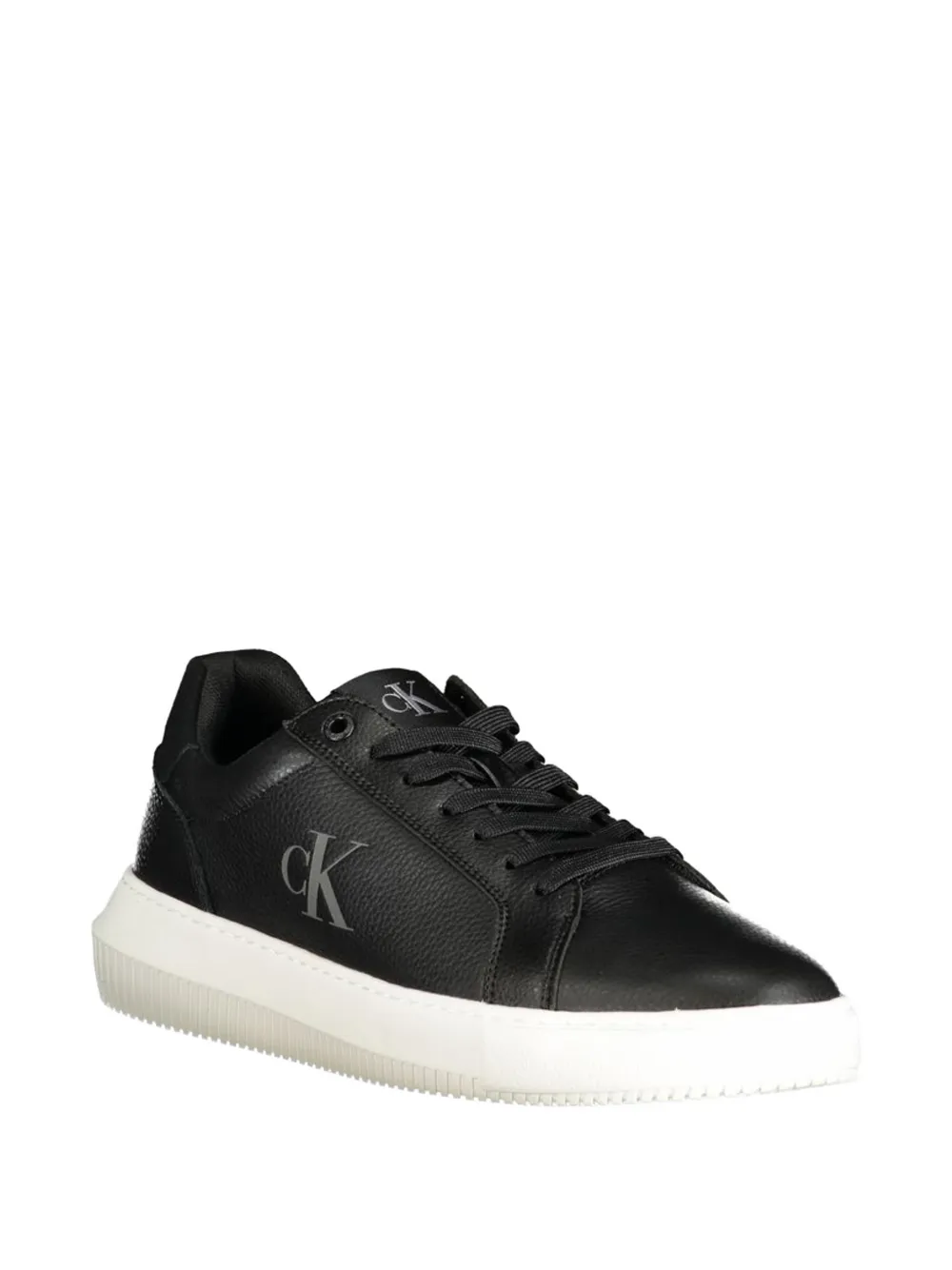 Calvin Klein logo-embossed sneakers Zwart