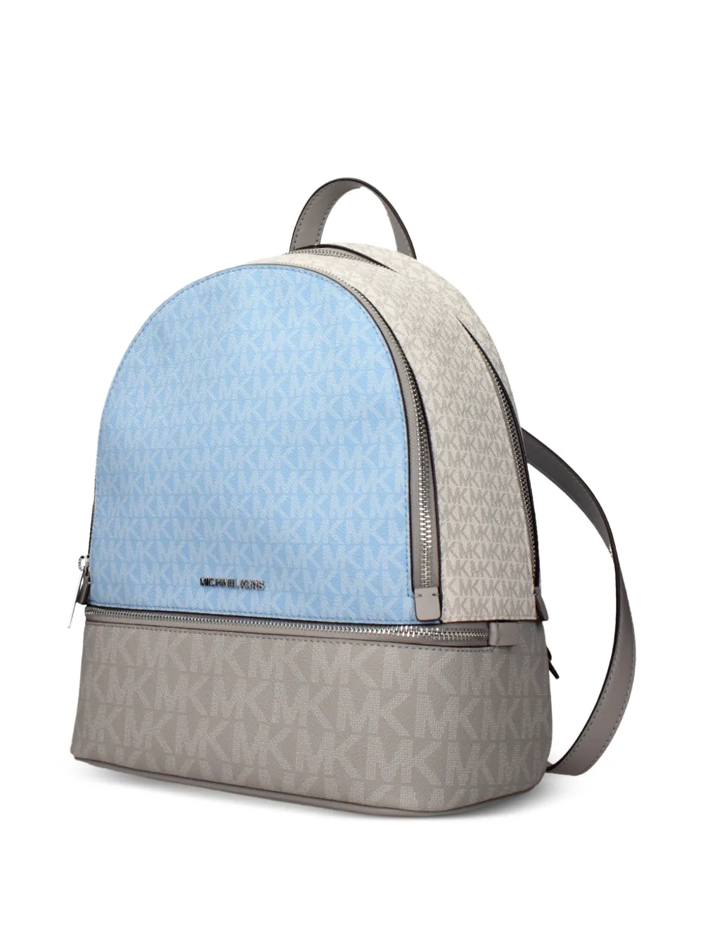 Michael Kors Rugzak met monogram-print en vlakken Blauw