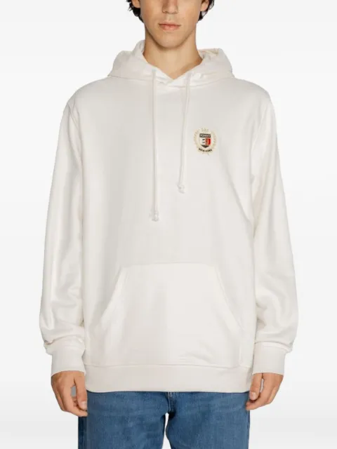 Tommy Jeans embroidered-crest hoodie