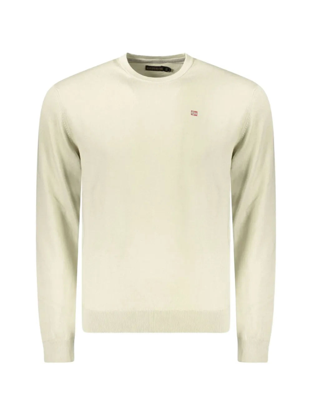 Napapijri logo-detail crew-neck sweater - Nude