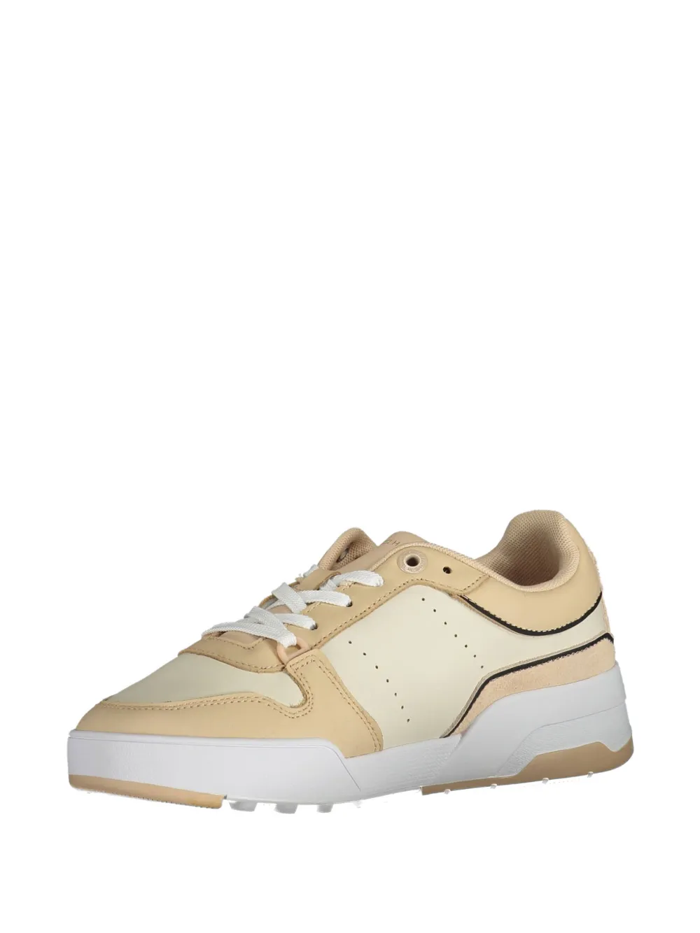 Tommy Hilfiger panelled leather sneakers Beige