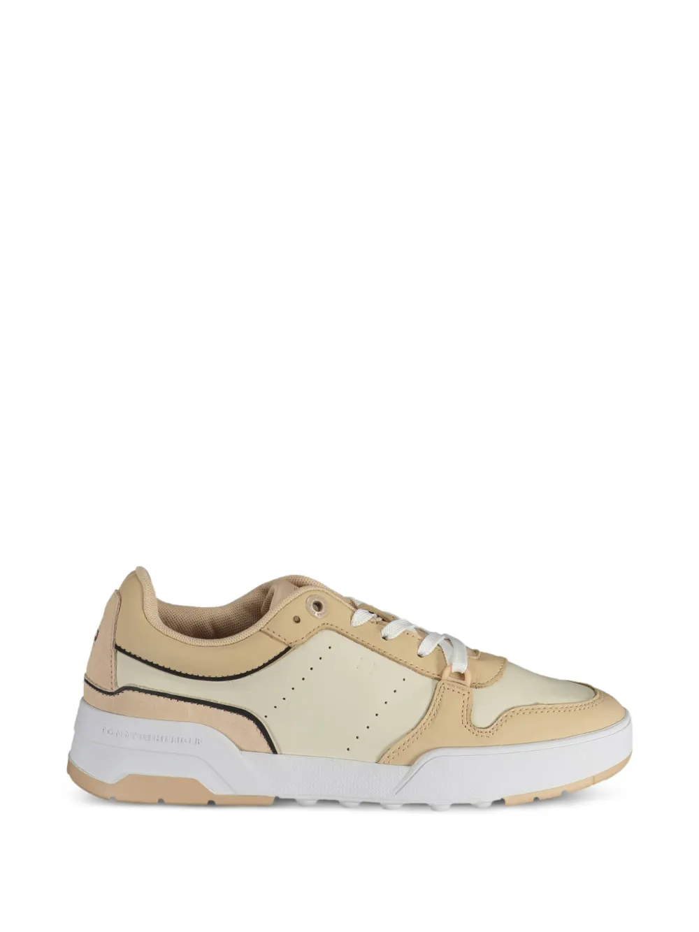Tommy Hilfiger panelled leather sneakers Beige