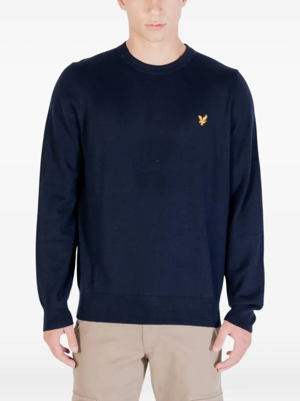 Lyle & Scott crew neck long-sleeve sweater - Blau
