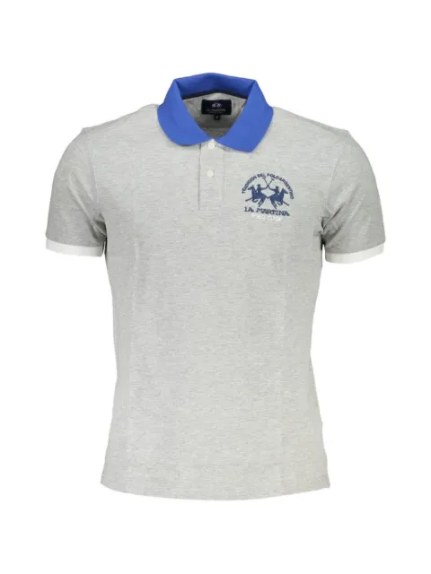 La Martina embroidered cotton polo shirt