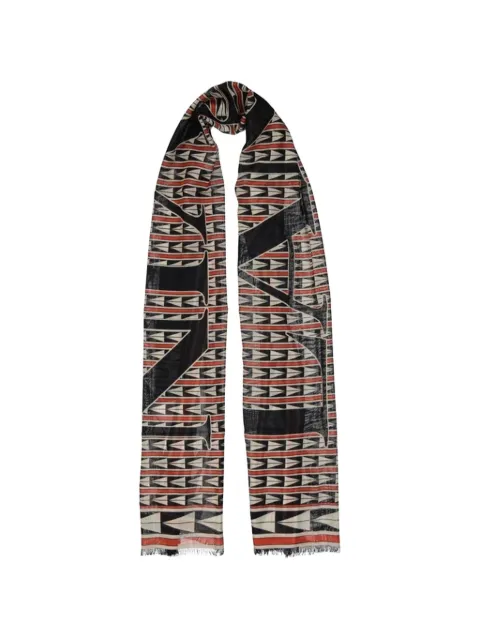 Lanvin geometric pattern scarf