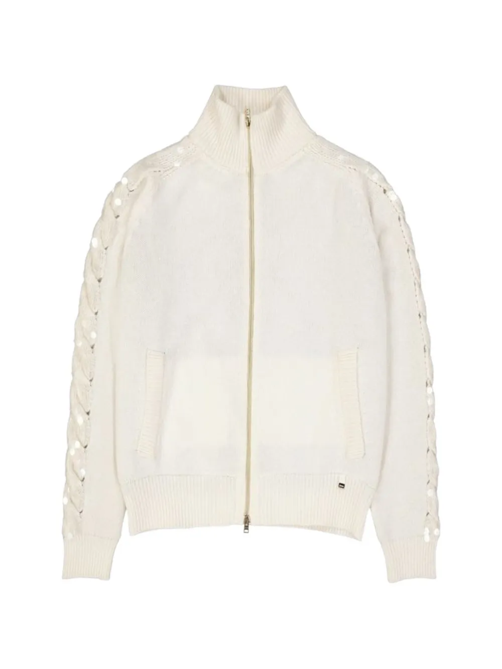 Herno Cardigan in cashmere - Bianco