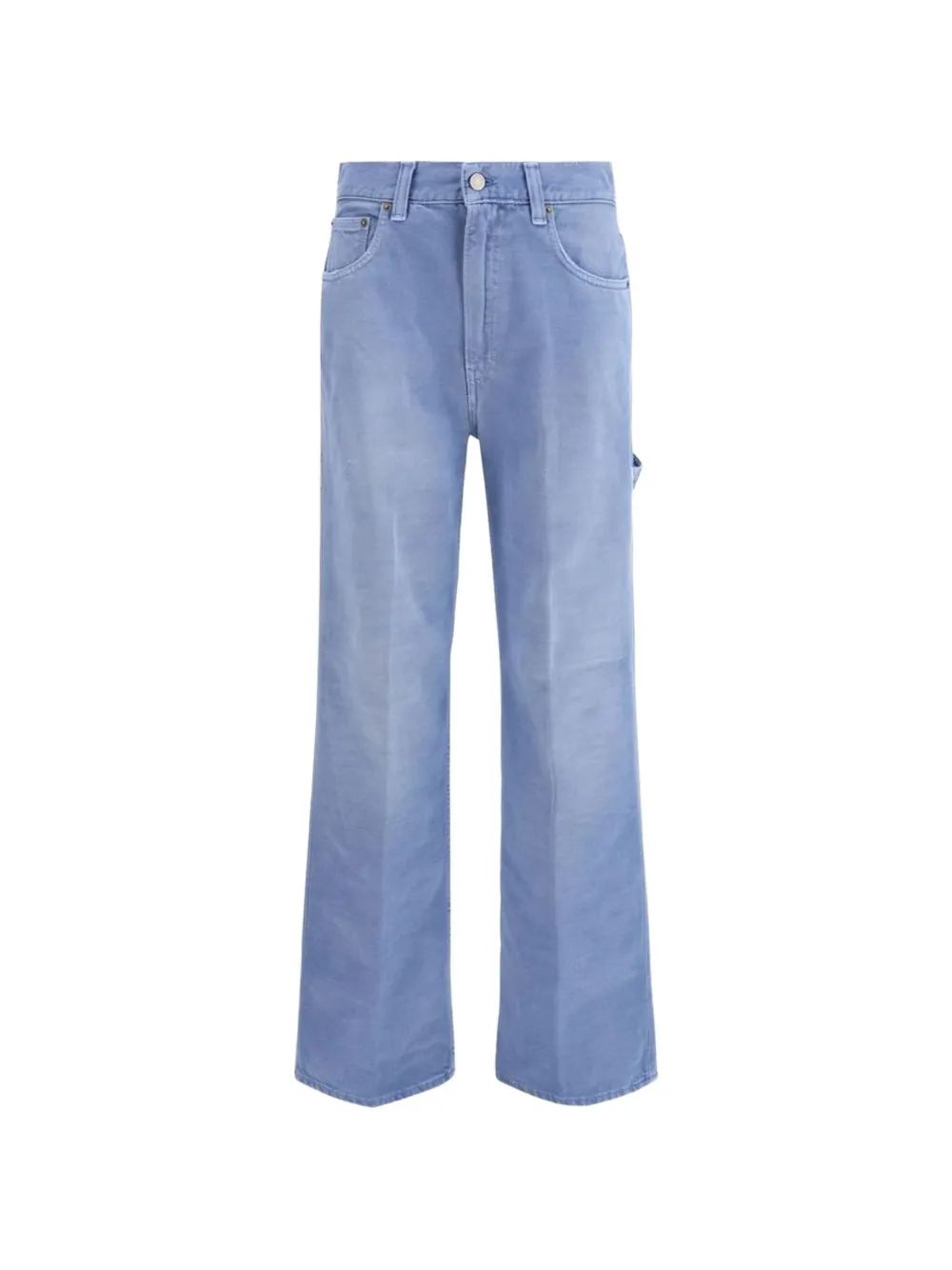 Haikure Winona Bull faded-effect hammer-loop jeans - Blu