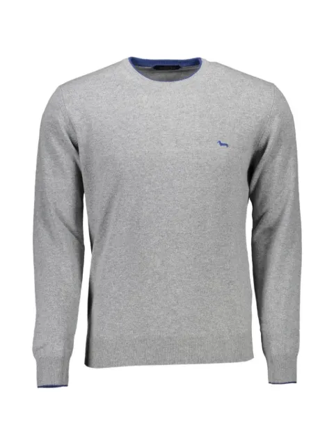 Harmont & Blaine logo-embroidered cotton sweater