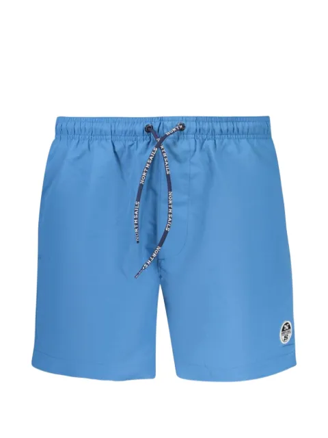 North Sails drawstring logo-patch swim shorts
