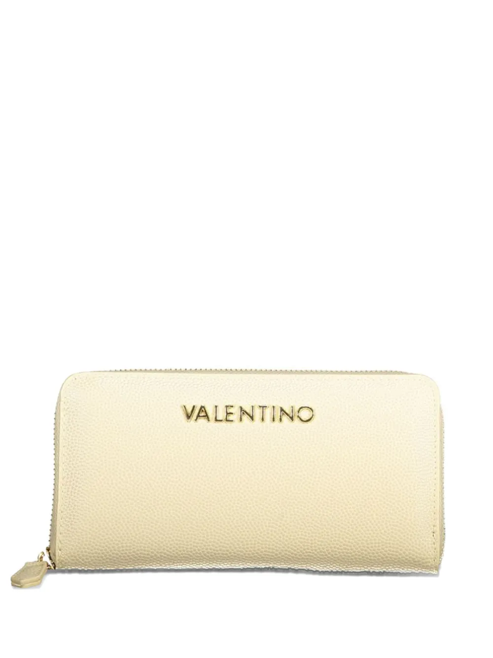 MARIO VALENTINO logo-plaque zip-around wallet - Toni neutri