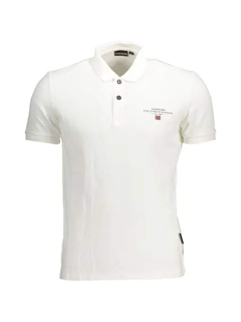 Napapijri Elbas logo-print cotton polo shirt