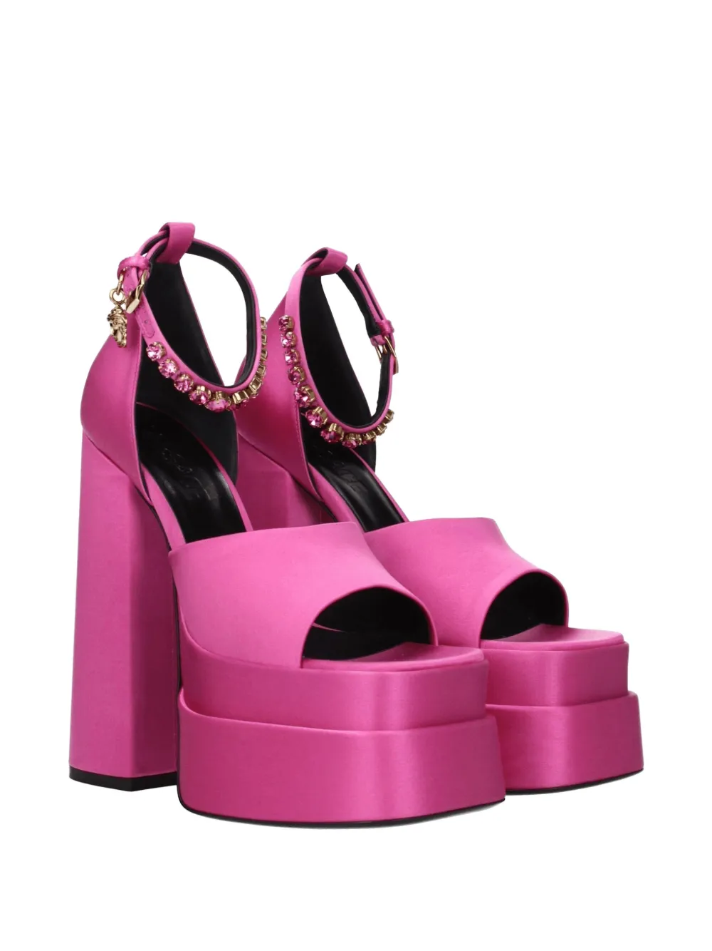 Versace Medusa Aevitas platform sandals Roze