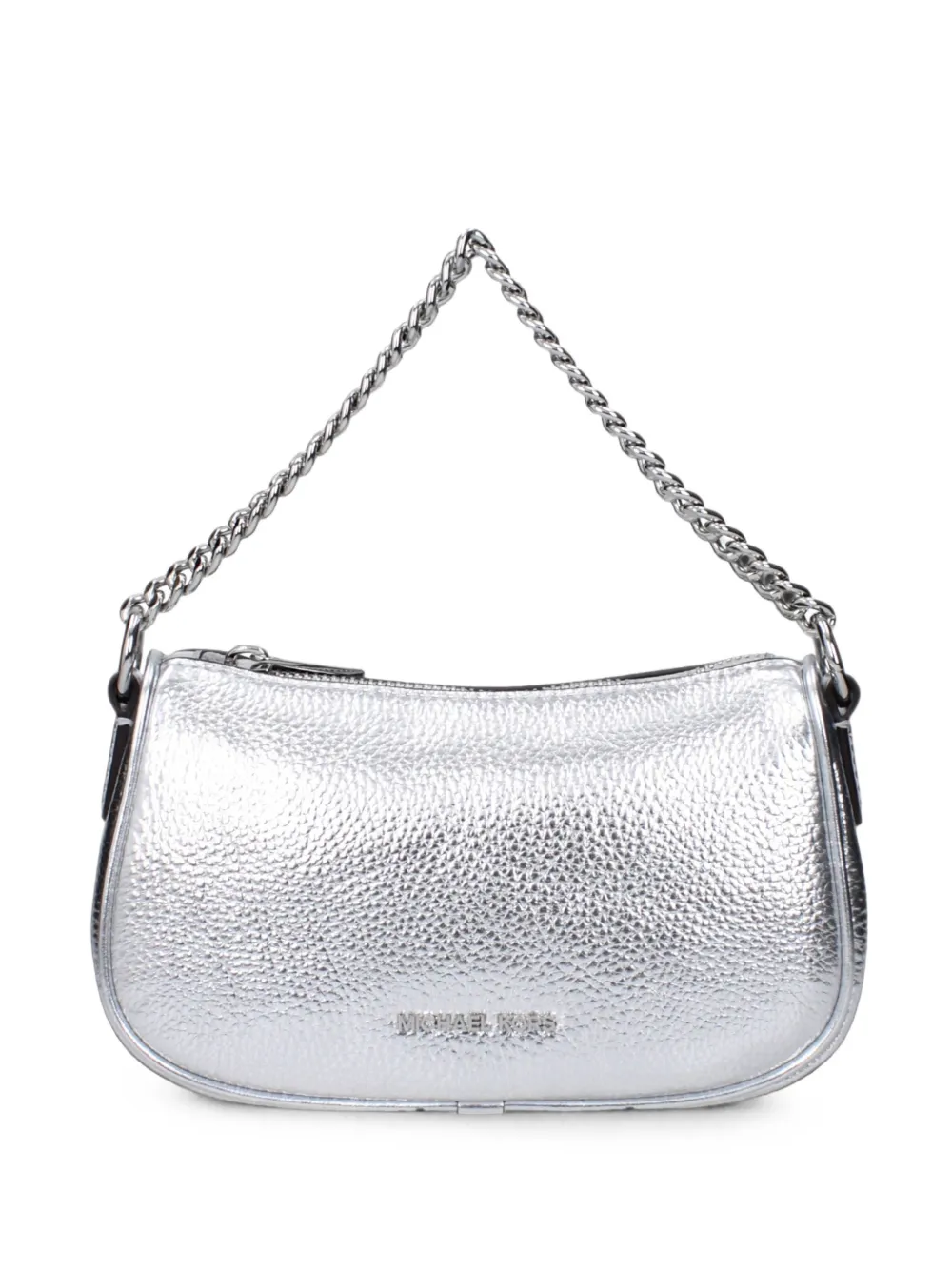 Michael Kors metallic pebbled-leather shoulder bag