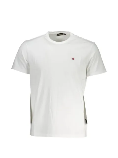 Napapijri logo-embroidered T-shirt