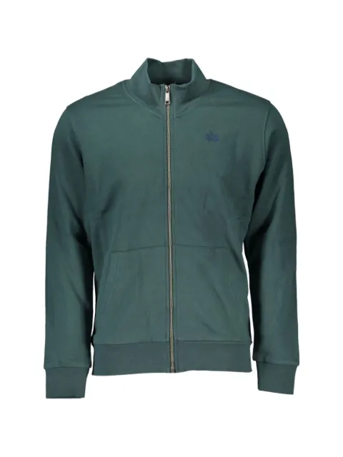 La Martina embroidered zip-up sweatshirt