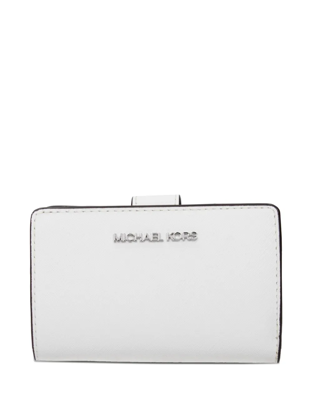 Michael Kors logo-lettering wallet - Bianco