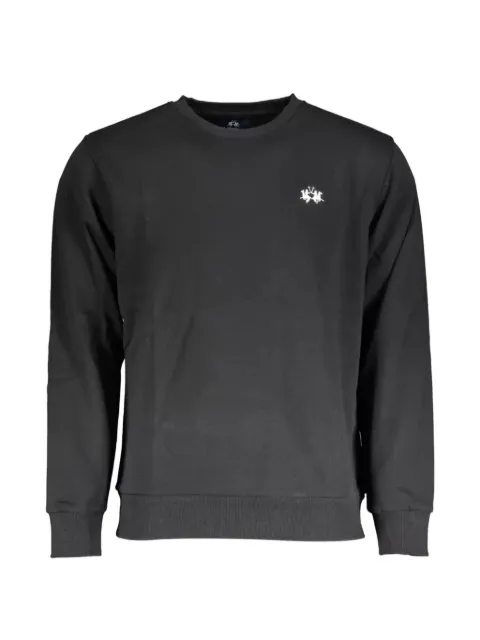 La Martina embroidered-logo crew-neck sweater
