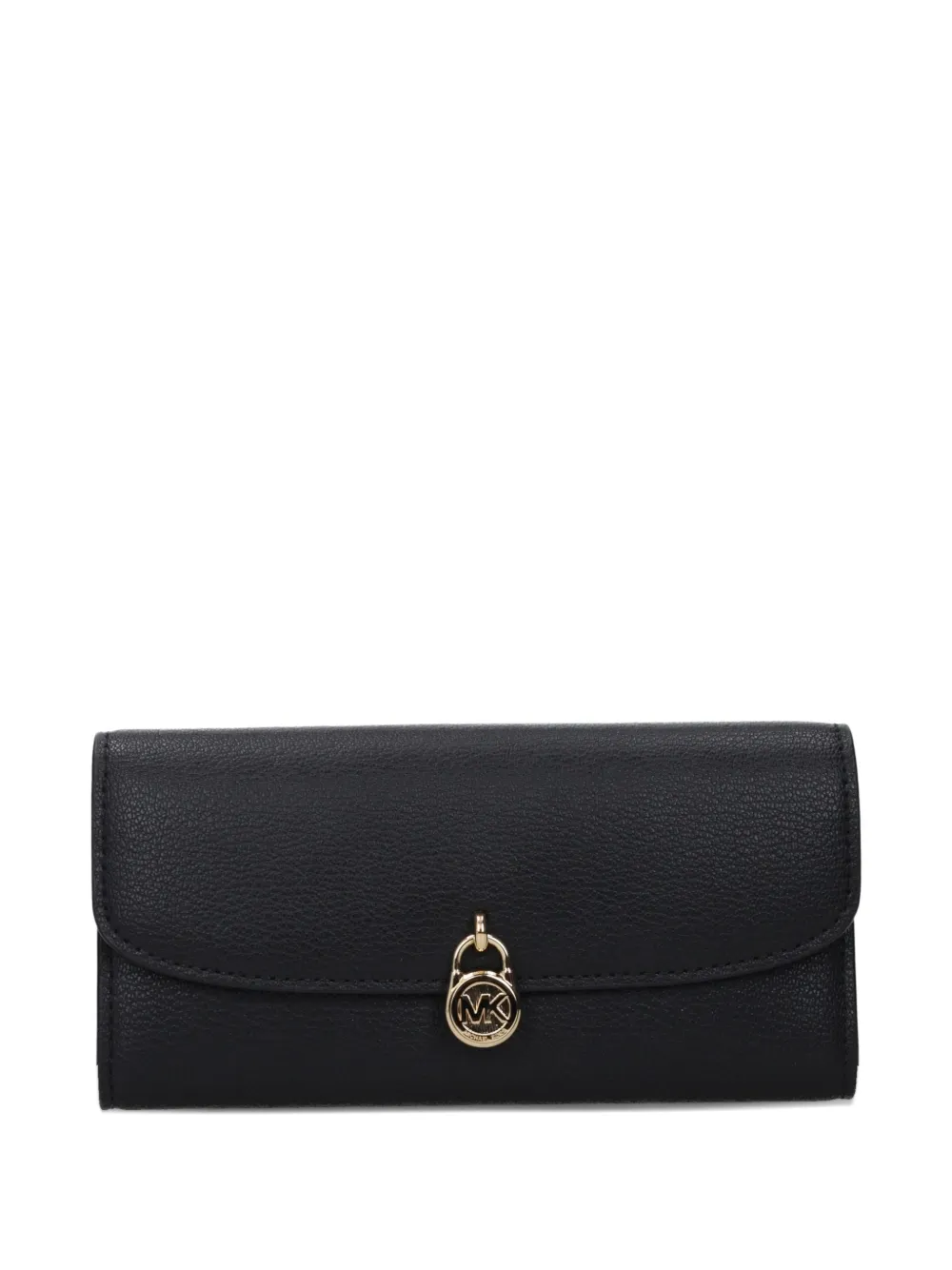 Michael Kors logo-plaque wallet - Schwarz