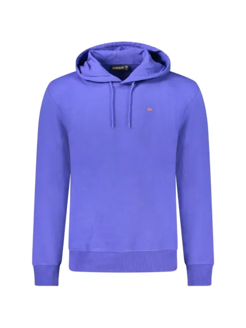 Napapijri drawstring-hood logo-patch hoodie