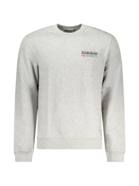 Napapijri logo-print cotton sweatshirt