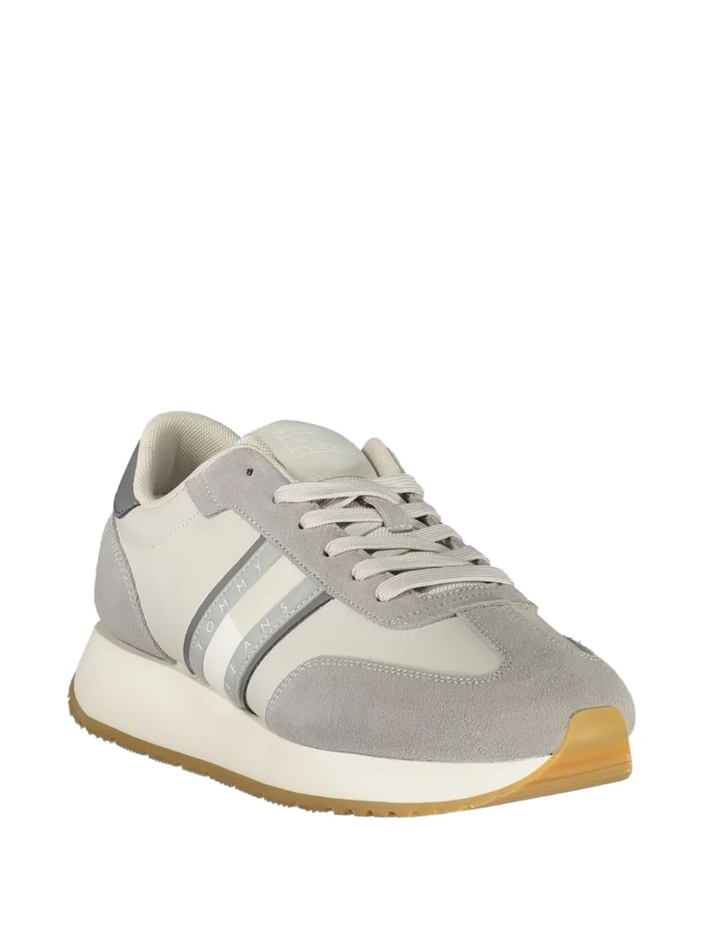Tommy Hilfiger panelled low-top sneakers Grijs