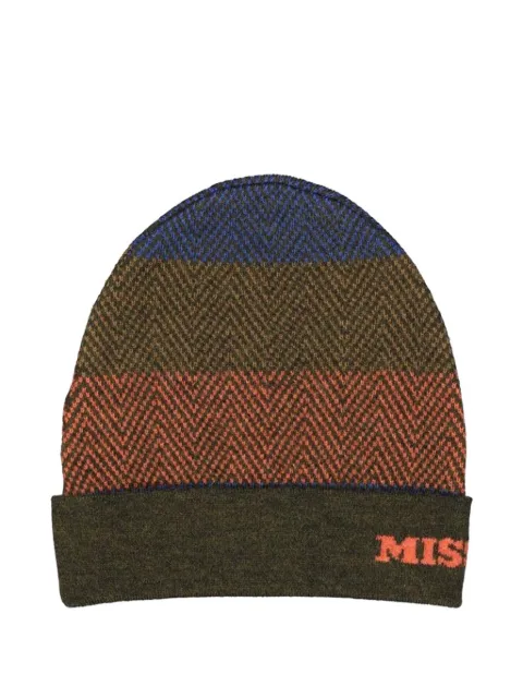 Missoni chevron-knit beanie