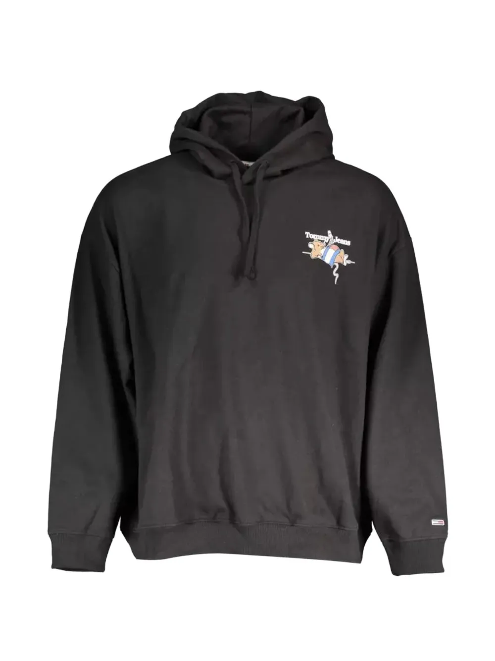 Tommy Hilfiger graphic-print oversized hoodie - Nero