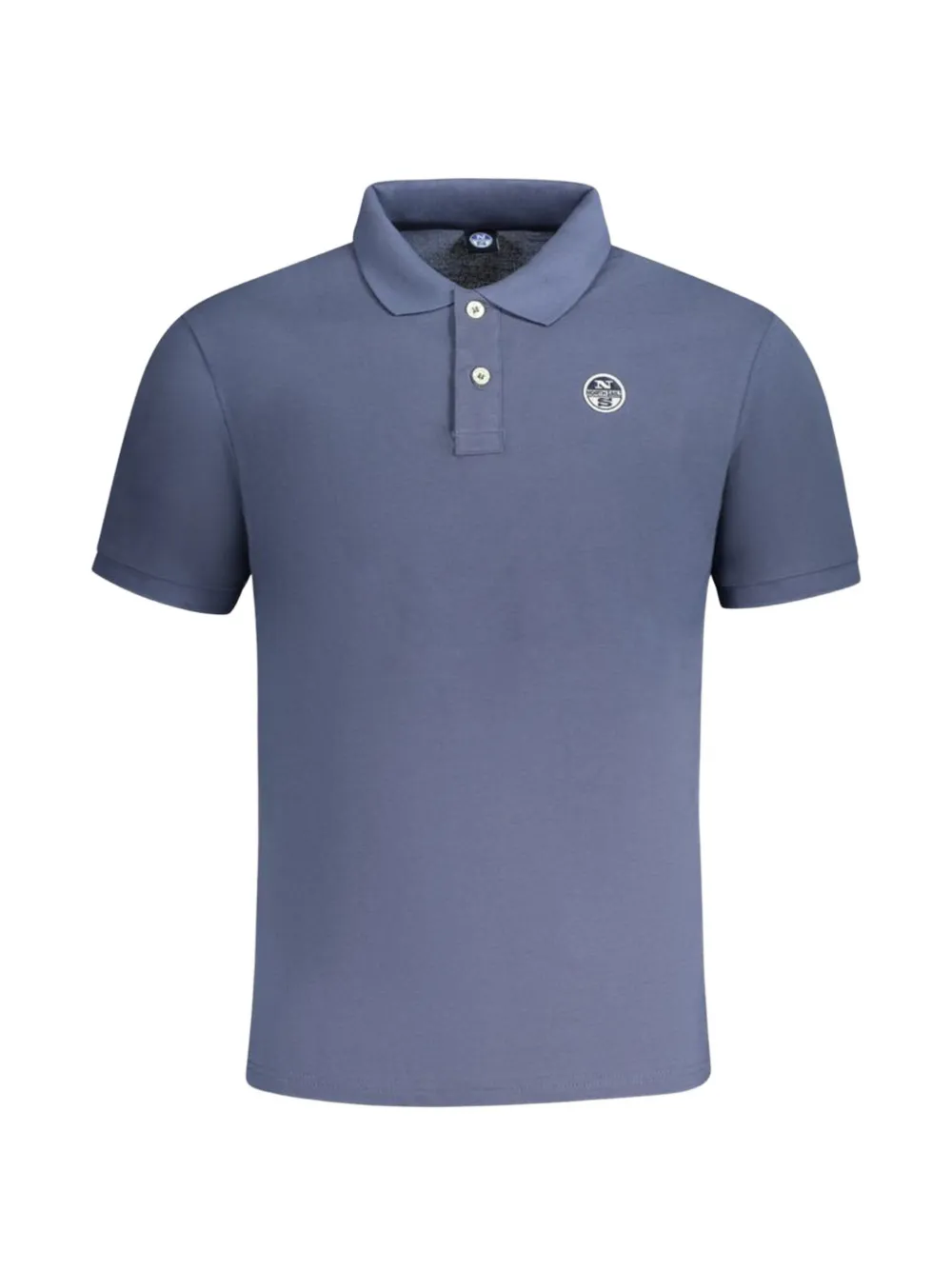 North Sails logo-patch polo shirt - Blu