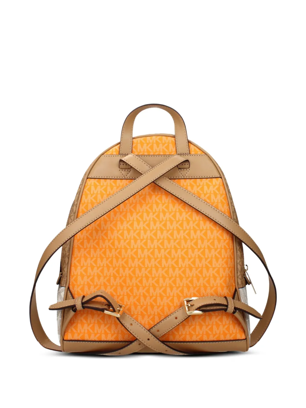 Michael Kors Rugzak met monogram en colourblocking Oranje