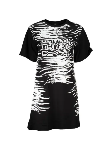 Cavalli Class zebra-print mini dress