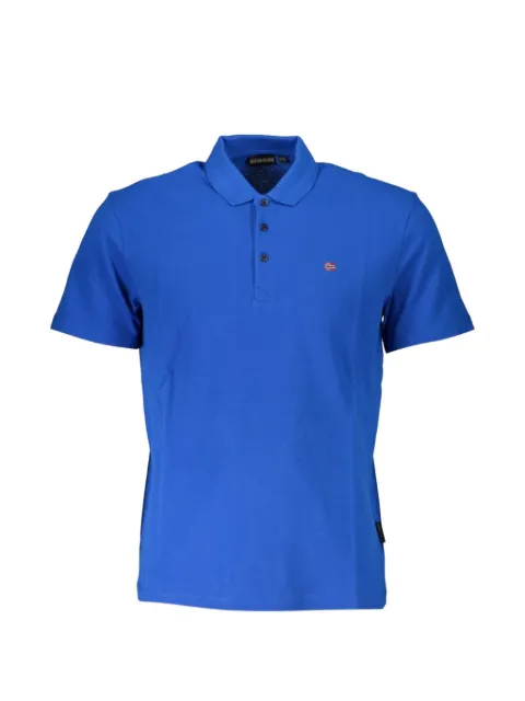 Napapijri logo-patch polo shirt