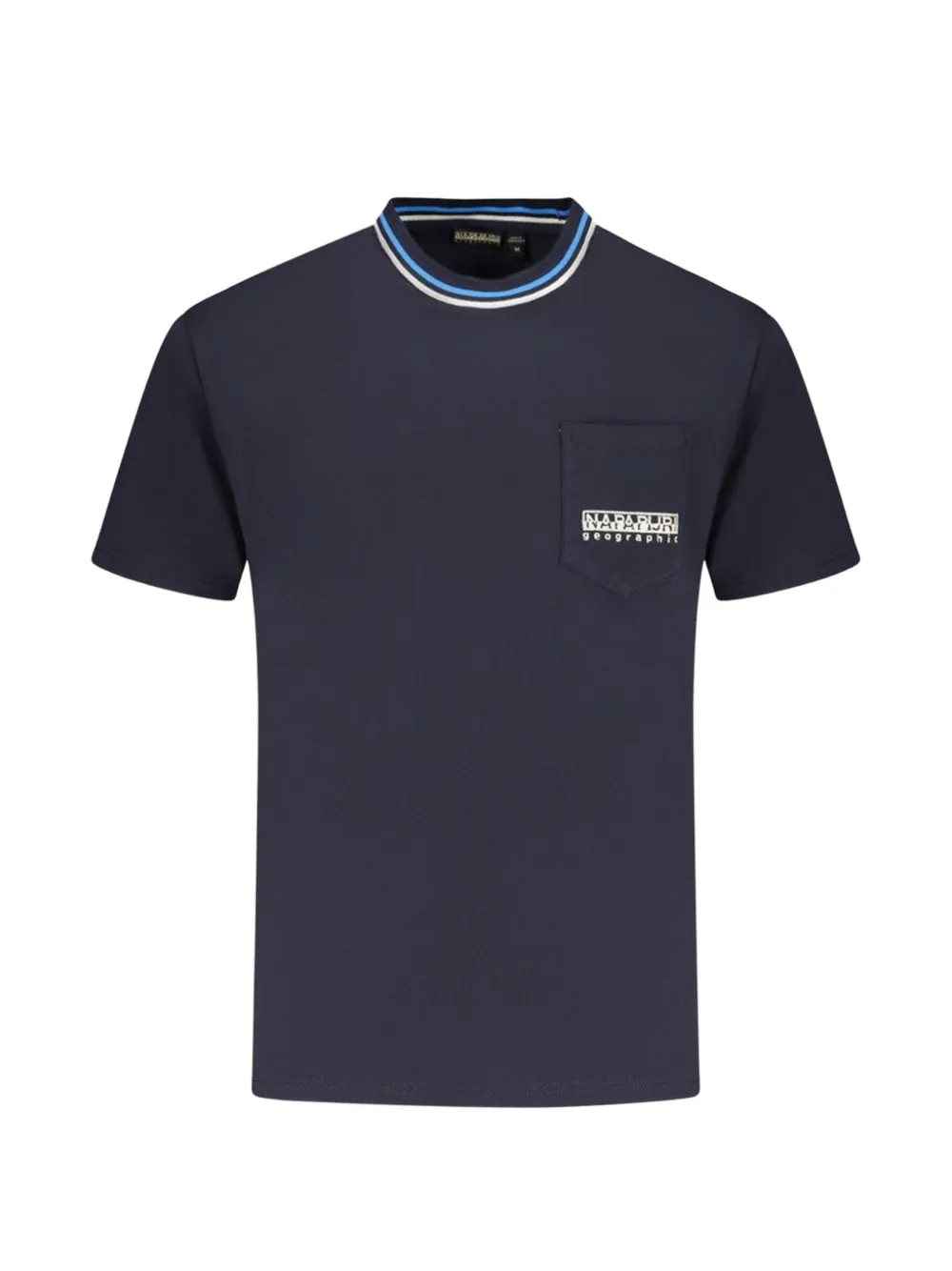 Napapijri logo-embellished pocket T-shirt - Blu