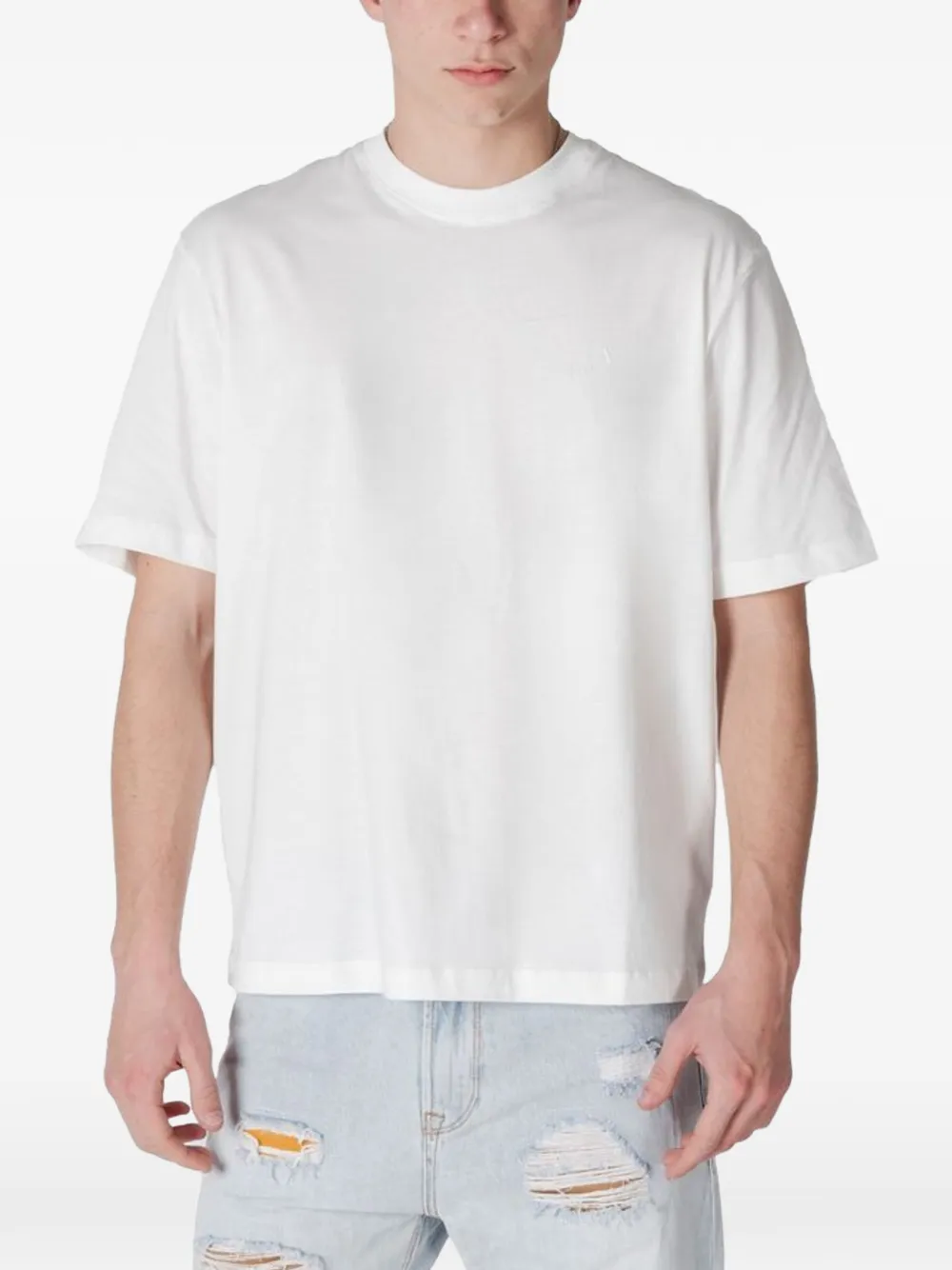 Armani Exchange logo-detail T-shirt - Bianco