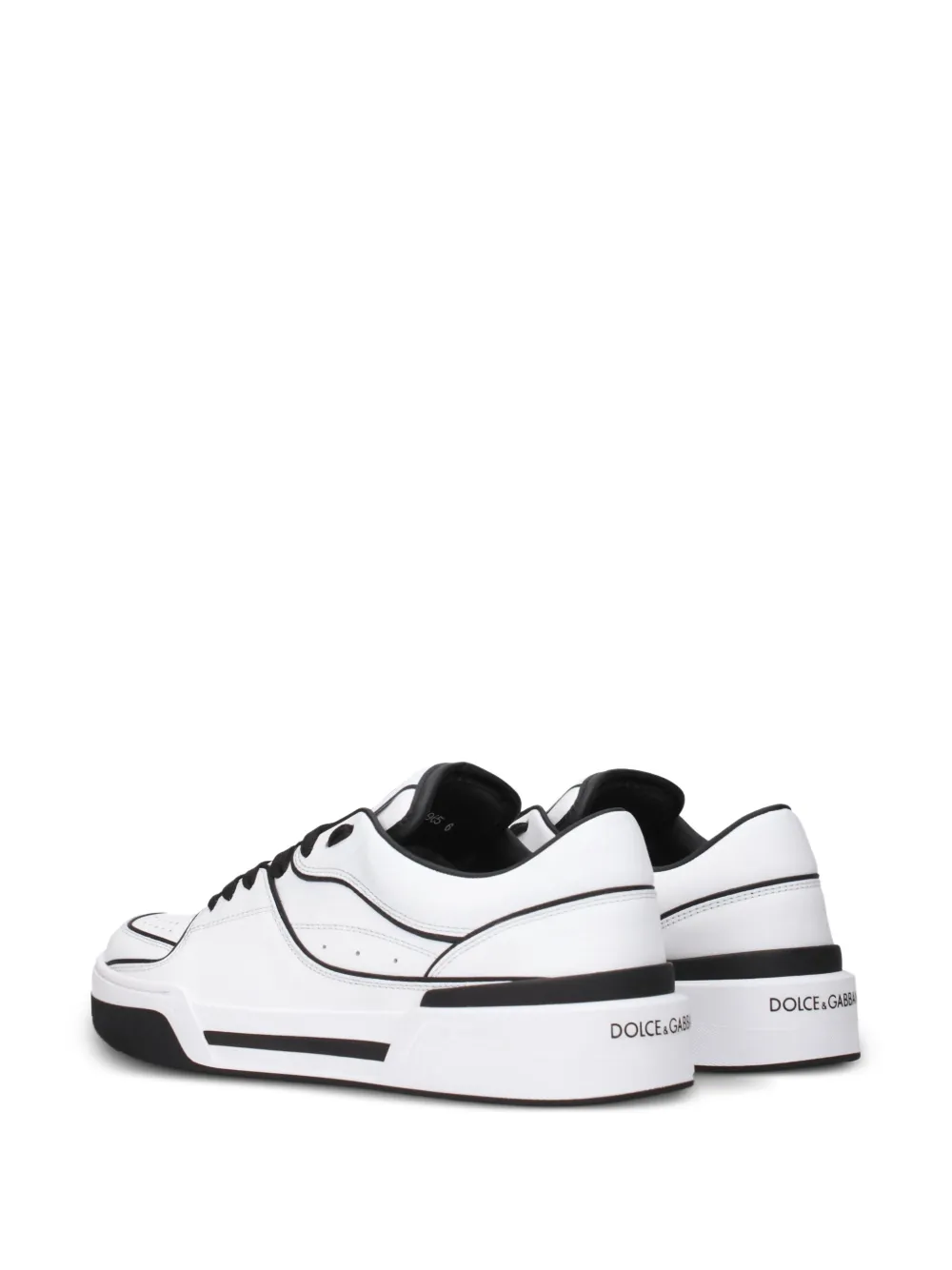 Dolce & Gabbana panelled leather sneakers Wit